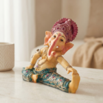 TCG 10" Yoga Ganesha Statue - Image 4