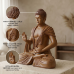 TCG 26" Calm Posture Buddha in Beige Colour - Image 7