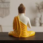 TCG 13" Calm Posture Buddha in Orange Colour - Image 3