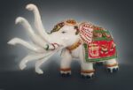 TCG 24cm Airavat Hathi (Five trunks Elephant) - Image 4
