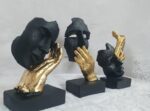Handy Face Statue set of 3 Postures. - Image 5