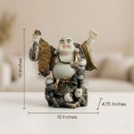 TCG 10" Laughing Buddha with Lovely Babies - Image 7