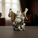 TCG 10" Laughing Buddha with Lovely Babies - Image 4