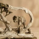 TCG 10" Elephant Mother Love Statue - Image 3