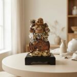 TCG 12" Laughing Buddha Money Kuber Statue