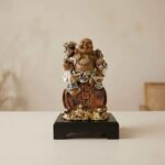 TCG 12" Laughing Buddha Money Kuber Statue - Image 5