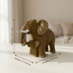TCG 7" Elephant Family Statue - Image 6